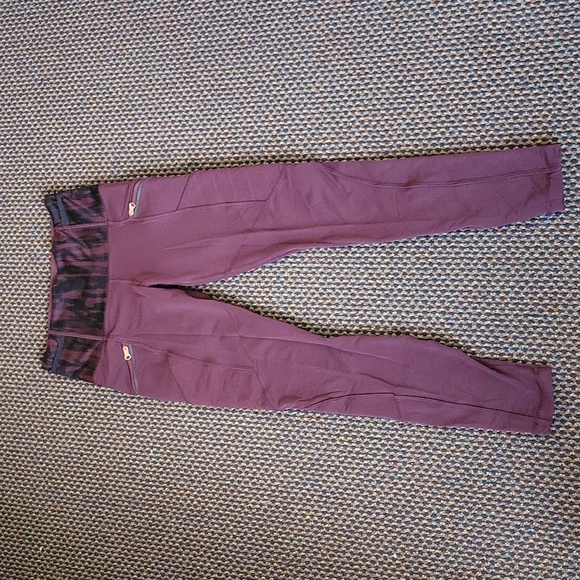 lululemon athletica Pants - Lululemon Burgundy Leggings